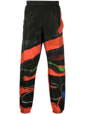 

XTony Viramontes Artwork track pants, Moschino XTony Viramontes Artwork track pants