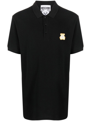 

Teddy Bear-embroidered polo shirt, Moschino Teddy Bear-embroidered polo shirt