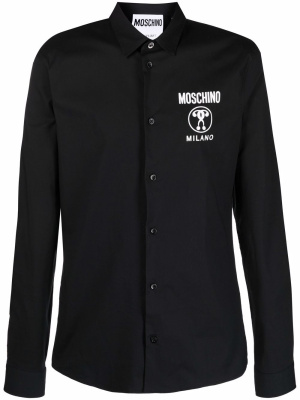 

Milano logo-print shirt, Moschino Milano logo-print shirt