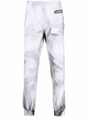 

Logo-print detail track pants, Moschino Logo-print detail track pants