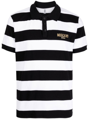 

Striped short-sleeved polo shirt, Moschino Striped short-sleeved polo shirt