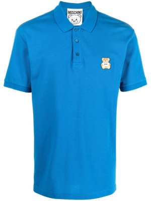 

Logo embroidered polo shirt, Moschino Logo embroidered polo shirt