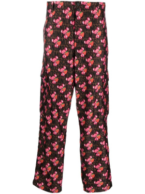 

Animal print cargo trousers, Moschino Animal print cargo trousers