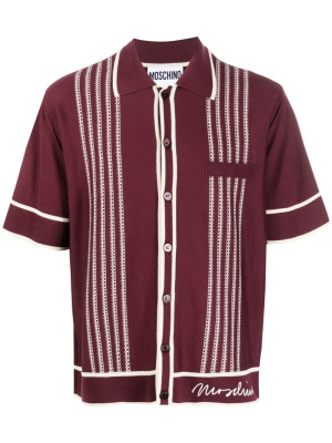 

Short-sleeve wool shirt, Moschino Short-sleeve wool shirt