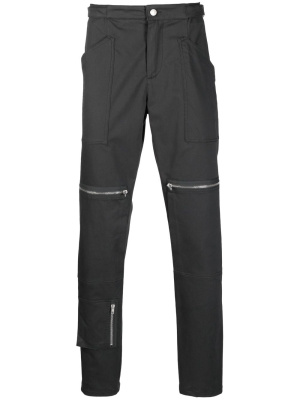 

Slim-fit zipped-pockets trousers, Moschino Slim-fit zipped-pockets trousers