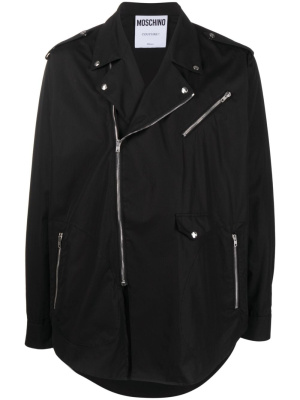 

Biker zip-up shirt, Moschino Biker zip-up shirt