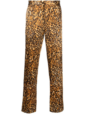 

Animal-print slim-cut trousers, Moschino Animal-print slim-cut trousers