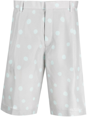 

Polka dot-print silk shorts, Moschino Polka dot-print silk shorts