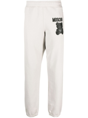 

Teddy Bear-print organic-cotton track pants, Moschino Teddy Bear-print organic-cotton track pants