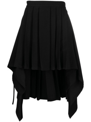 

Pleated asymetric skirt, Moschino Pleated asymetric skirt