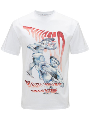 

Graphic-print cotton T-shirt, JW Anderson Graphic-print cotton T-shirt