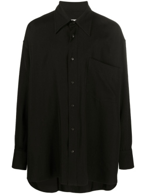 

Oversized wool-blend shirt, MM6 Maison Margiela Oversized wool-blend shirt