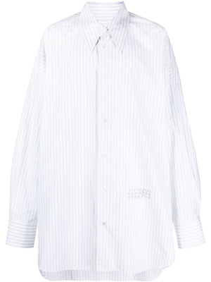 

Numbers-motif long-line shirt, MM6 Maison Margiela Numbers-motif long-line shirt