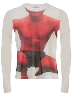 

Graphic-print long sleeve top, JW Anderson Graphic-print long sleeve top