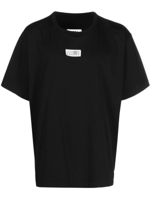 

Logo-patch cotton T-shirt, MM6 Maison Margiela Logo-patch cotton T-shirt