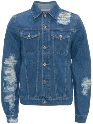 

Distressed denim jacket, JW Anderson Distressed denim jacket