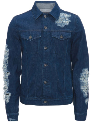 

Distressed -effect denim jacket, JW Anderson Distressed -effect denim jacket