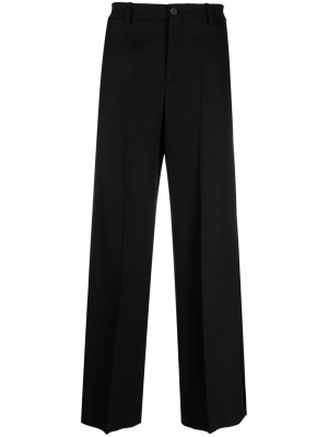 

Pressed-crease four-pocket flared trousers, Balenciaga Pressed-crease four-pocket flared trousers