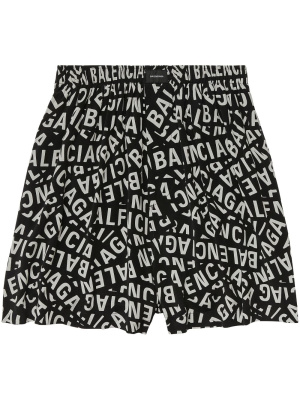 

Logo-print shorts, Balenciaga Logo-print shorts