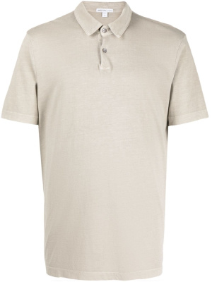 

Short-sleeved cotton-jersey polo shirt, James Perse Short-sleeved cotton-jersey polo shirt