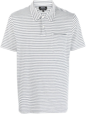 

Pablo striped cotton polo shirt, A.P.C. Pablo striped cotton polo shirt