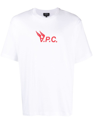 

Hermance logo-print cotton T-shirt, A.P.C. Hermance logo-print cotton T-shirt