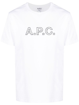 

Logo-print cotton T-shirt, A.P.C. Logo-print cotton T-shirt