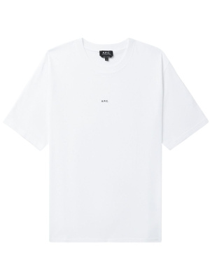 

Logo-print cotton-jersey T-shirt, A.P.C. Logo-print cotton-jersey T-shirt