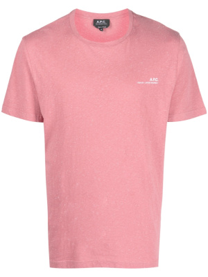 

Logo-print short-sleeve T-shirt, A.P.C. Logo-print short-sleeve T-shirt
