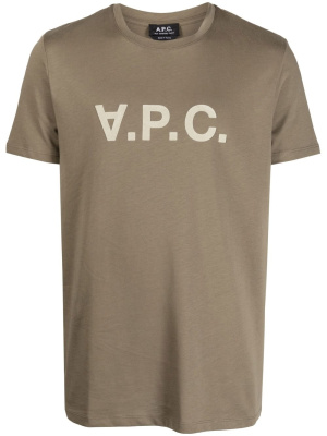 

Logo-print cotton T-shirt, A.P.C. Logo-print cotton T-shirt