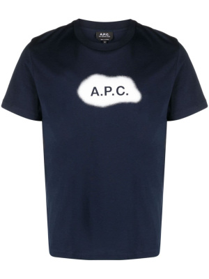 

Logo-print cotton T-shirt, A.P.C. Logo-print cotton T-shirt