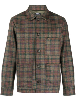 

Checked shirt jacket, A.P.C. Checked shirt jacket