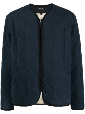 

Quilted front-zip jacket, A.P.C. Quilted front-zip jacket