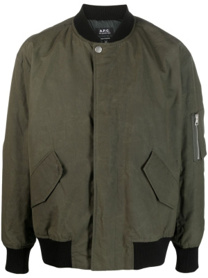 

Zip-pocket cotton bomber jacket, A.P.C. Zip-pocket cotton bomber jacket