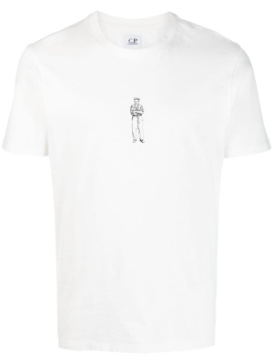 

Logo print T-shirt, C.P. Company Logo print T-shirt