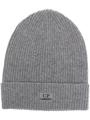 

Logo-embroidered ribbed-knit beanie, C.P. Company Logo-embroidered ribbed-knit beanie