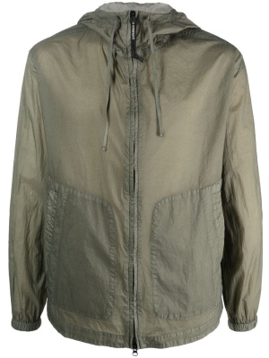 

Logo-print hooded jacket, C.P. Company Logo-print hooded jacket