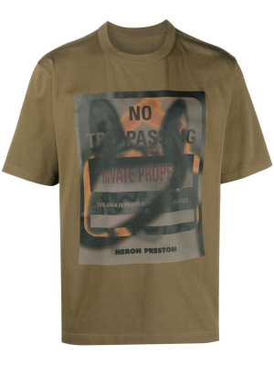 

Graphic print T-shirt, Heron Preston Graphic print T-shirt