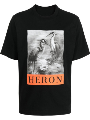 

Graphic-print cotton T-shirt, Heron Preston Graphic-print cotton T-shirt
