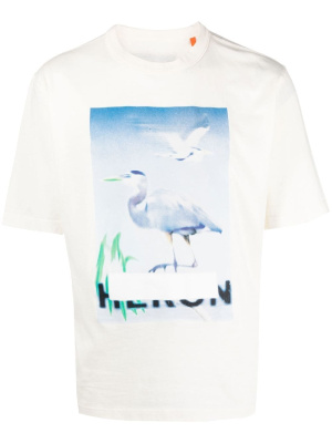 

Censored Heron-print T-shirt, Heron Preston Censored Heron-print T-shirt