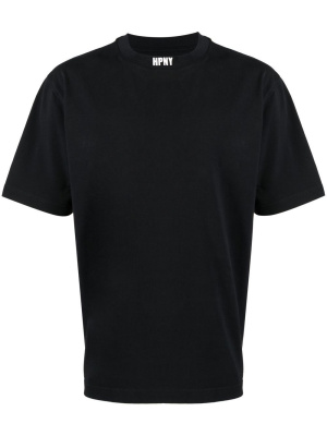 

Logo-patch crew-neck T-shirt, Heron Preston Logo-patch crew-neck T-shirt