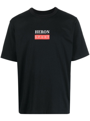 

Logo-print cotton T-shirt, Heron Preston Logo-print cotton T-shirt