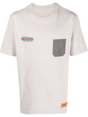 

Logo-print cotton T-shirt, Heron Preston Logo-print cotton T-shirt