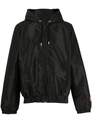 

Satin-finished zipped bomber jacket, Heron Preston Satin-finished zipped bomber jacket