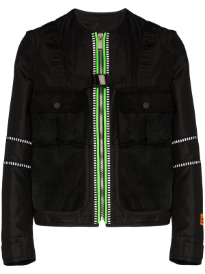 

Utility zip-up jacket, Heron Preston Utility zip-up jacket