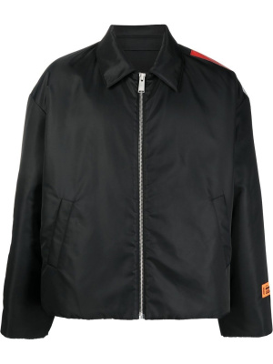 

Security-uniform tape-detail jacket, Heron Preston Security-uniform tape-detail jacket