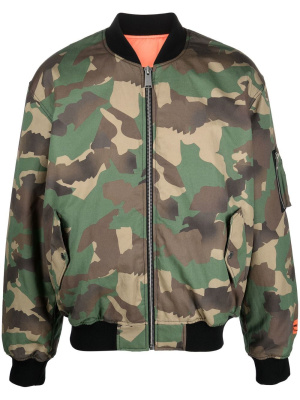 

Camouflage print bomber jacket, Heron Preston Camouflage print bomber jacket