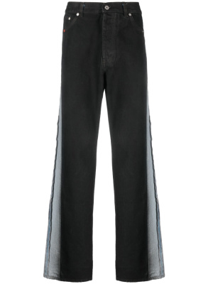 

Exposed-seam straight-leg jeans, Heron Preston Exposed-seam straight-leg jeans