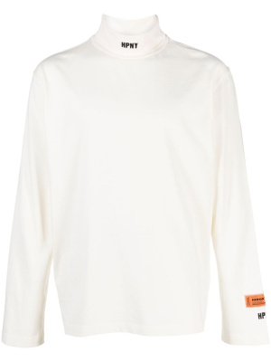 

Logo patch long-sleeve T-shirt, Heron Preston Logo patch long-sleeve T-shirt
