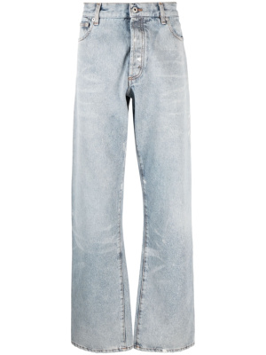 

Distressed wide leg jeans, Heron Preston Distressed wide leg jeans